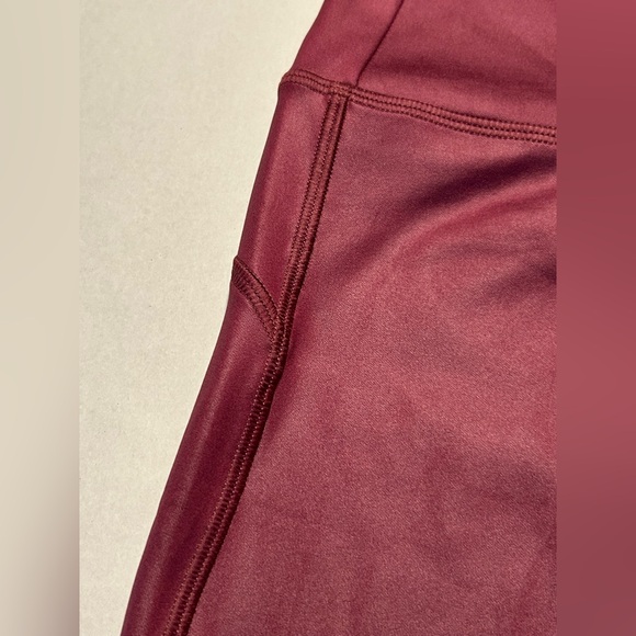 NWT $50 adidas X Zoe Saldana AEROREADY Victory Crimson Shine Training Tights med - Picture 5 of 11